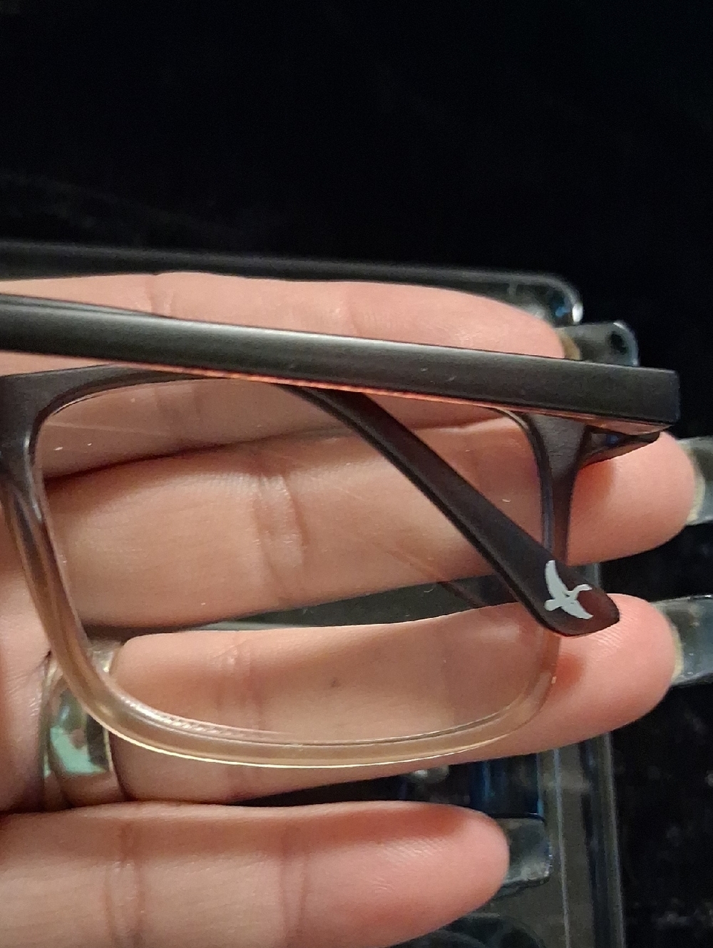 Eddie Bauer Three-Pack Reading Glasses +2.50 in Brown & Taupe & Frosted Grey Nib - Picture 10 of 11